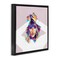 Stupell Industries Rainbow Haired Taylor Framed Floater Canvas Wall Art Design by Birch&Ink